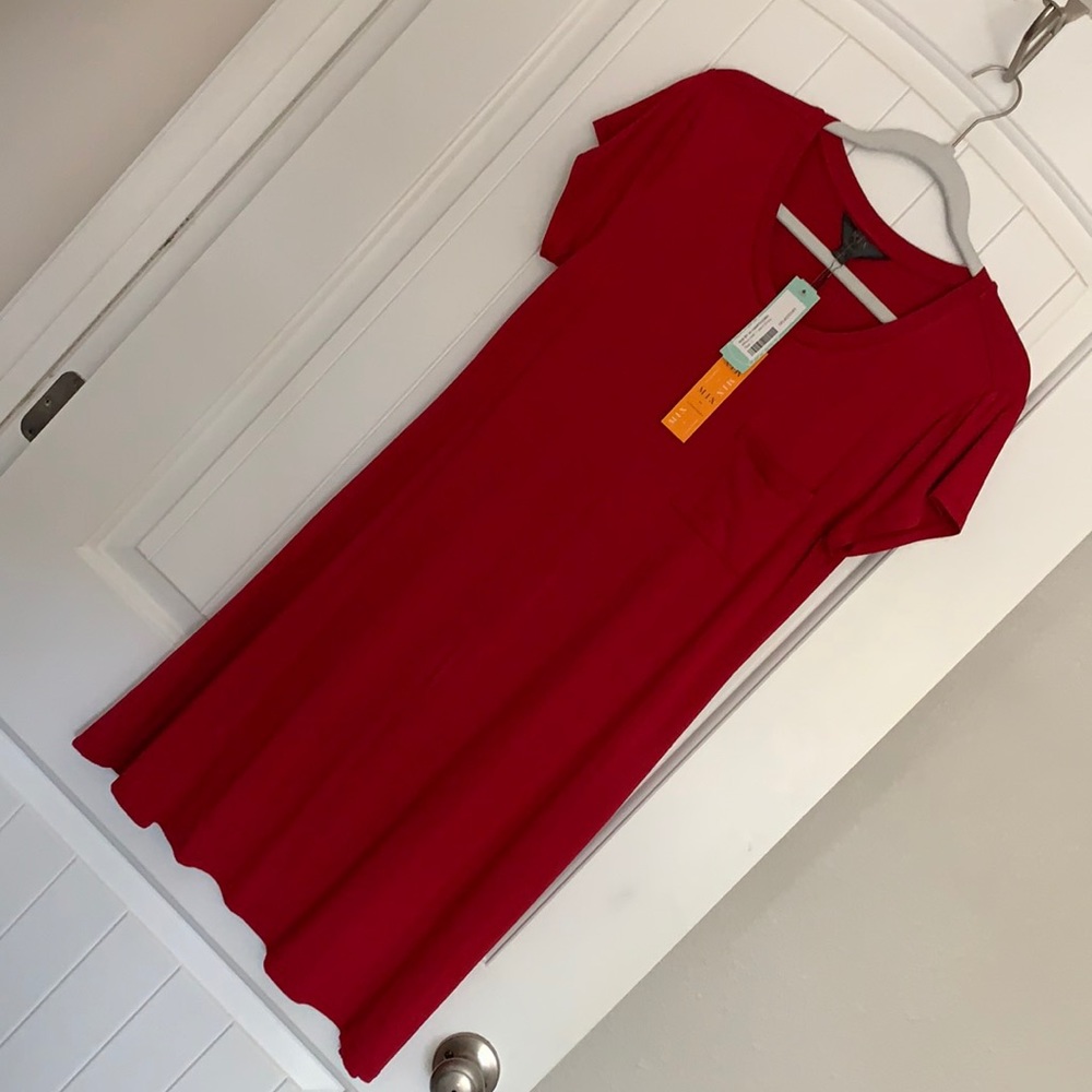 Mix by 41 Hawthorn Red Spring Dress Size L